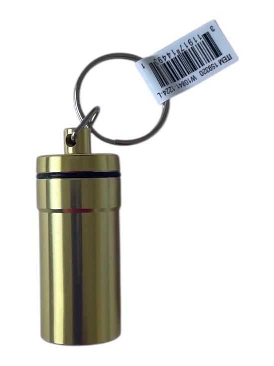 Wallgreens Other - Brand New w/ Label Walgreens Gold Tone Peel Container Keychain, H-2 in. B1